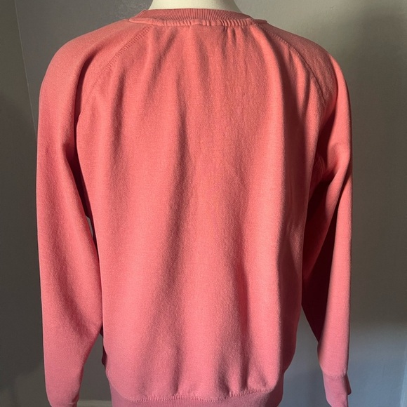 Ariat Pink Crew Neck Sweater with Ribbed Details - Picture 5 of 10